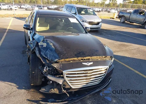 2015 Hyundai Genesis 3.8 из США, поврежденный, VIN KMHGN4JE2FU050526